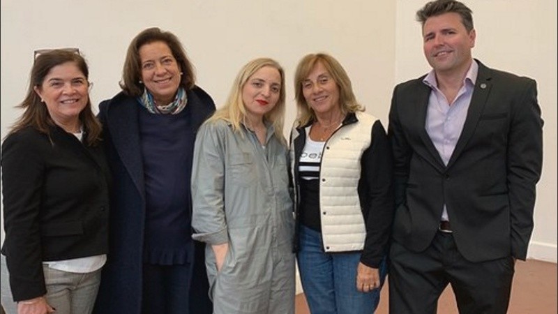 Integrantes de la Federación Argentina de Amigos de Museos (Fadam) en Rosario.