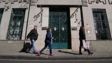 Dentro de la casona, hay un vitreaux de valor histórico.