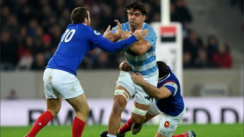 Matera, en acción ante Francia en la derrota de noviembre del año pasado.