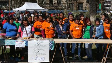 La plaza San Martín fue el lugar donde jóvenes mostraron todo lo que hacen dentro del programa Nueva Oportunidad.