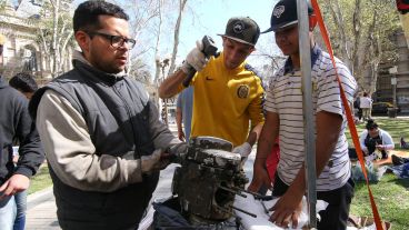 La plaza San Martín fue el lugar donde jóvenes mostraron todo lo que hacen dentro del programa Nueva Oportunidad.