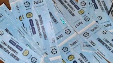 Las entradas no aptas para la venta se ofrecieron en internet.