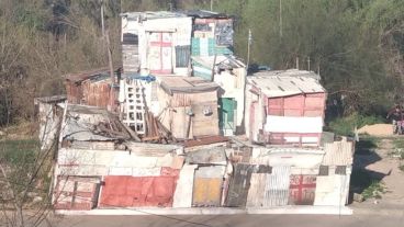 La construcción se ve desde Circunvalación.