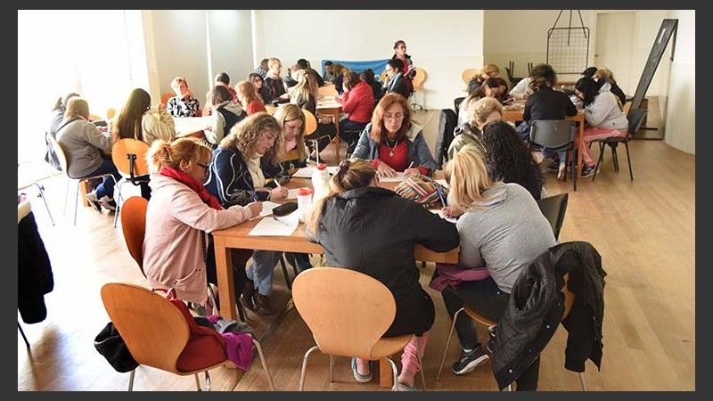 La actividad se realizó en el CMD Rosa Ziperovich (Uriburu 637).