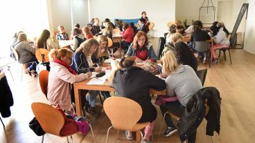 La actividad se realizó en el CMD Rosa Ziperovich (Uriburu 637).