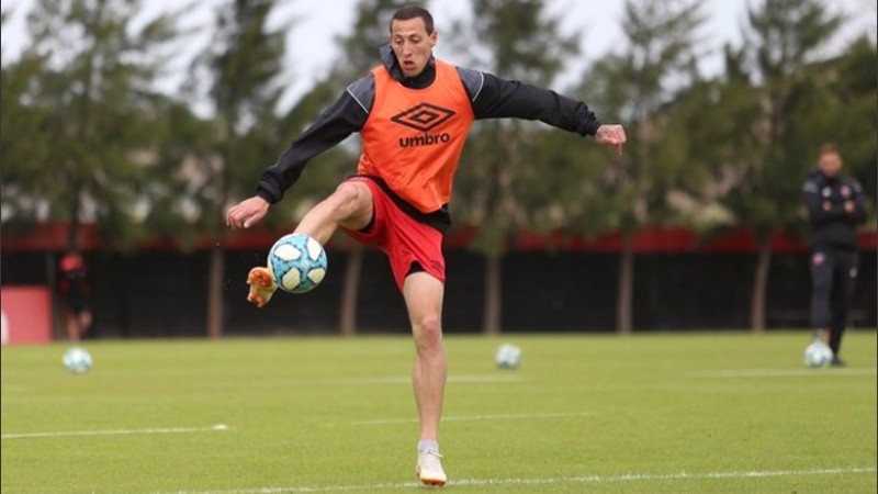 Cristian Lema habló en conferencia de prensa este jueves en Bella Vista. 