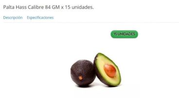 Sí, paltas en Garbarino.