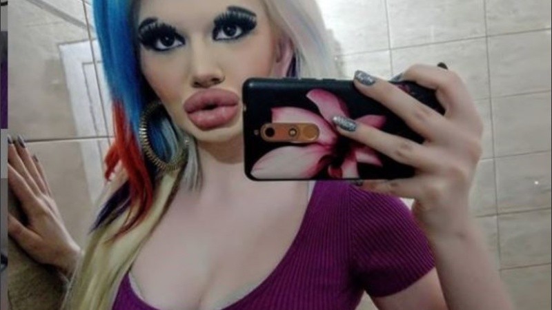 La joven expresó que está 