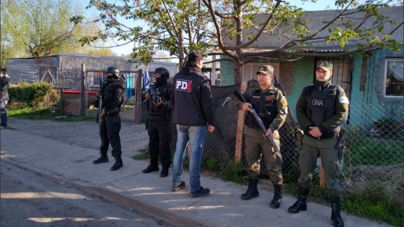 Participaron casi 130 agentes de la PDI y Gendarmería.
