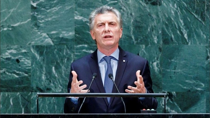 Macri disertó este martes en Naciones Unidas.