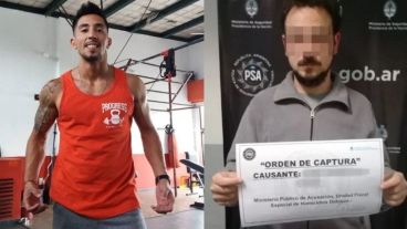 Soso (derecha) está detenido por el crimen de Guenchul (izquierda).