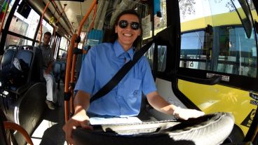 Natalia volverá a manejar un colectivo este viernes.