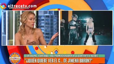 Nicole Neumann brindó su opinión sobre la polémica por la presentación de Barón.