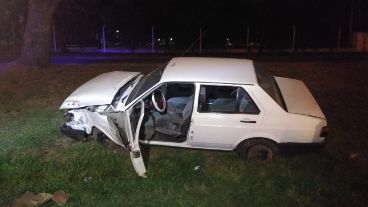 El accidente ocurrió este viernes a alrededor de las 3.30 de la madrugada.