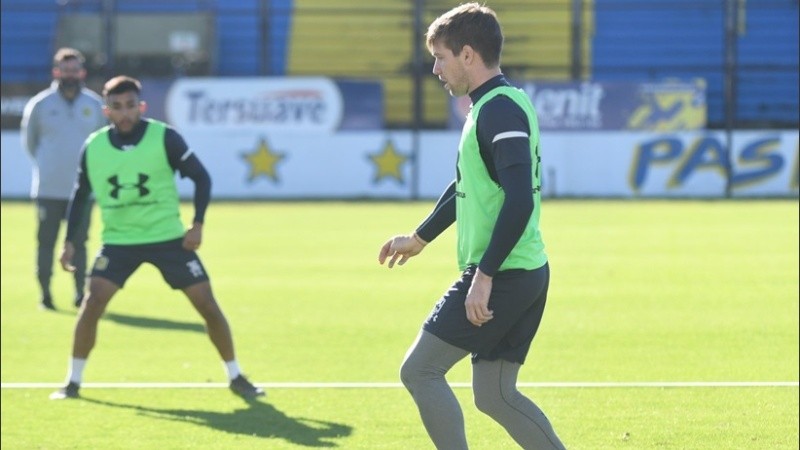 El equipo en una práctica pensando en Racing.