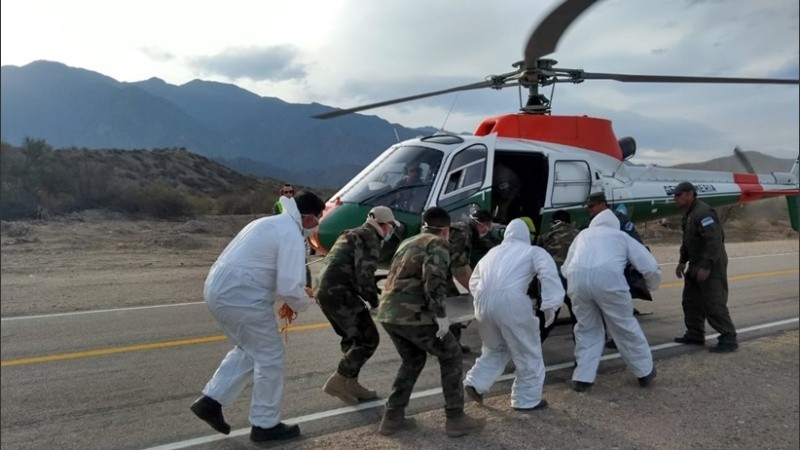 El operativo de Gendarmería en La Rioja.
