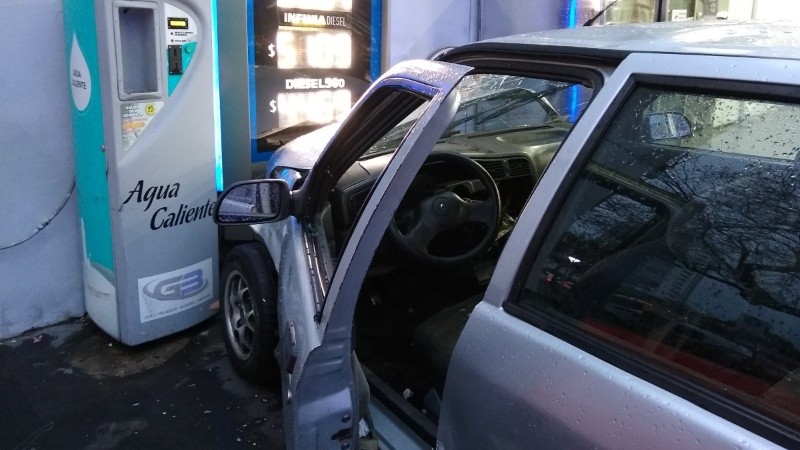 Así quedó el Renault 19.