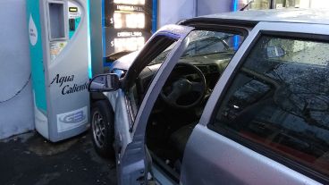 Así quedó el Renault 19.