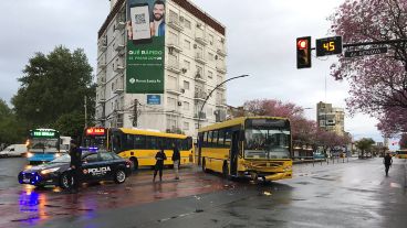 El primer choque ocurrió pasadas las 7 de la mañana.