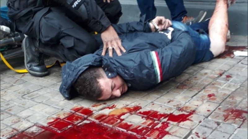 El maleante fue reducido en Italia y Montevideo.