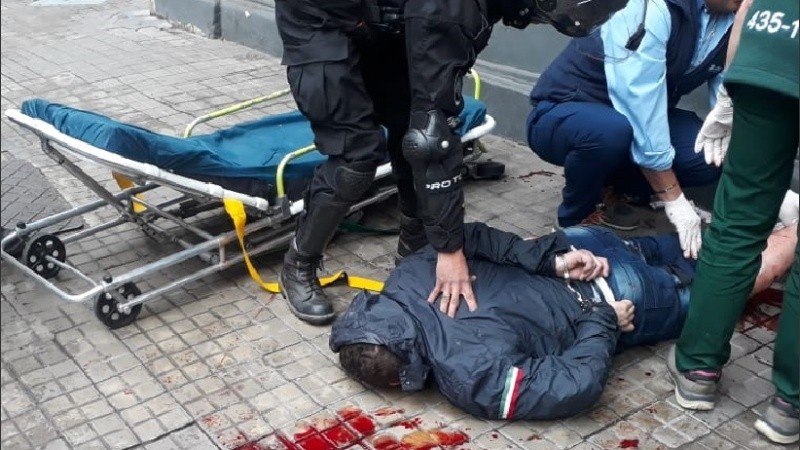 El hombre quedó detenido este martes en el centro.