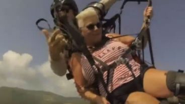 La turista mantuvo la calma en todo momento.