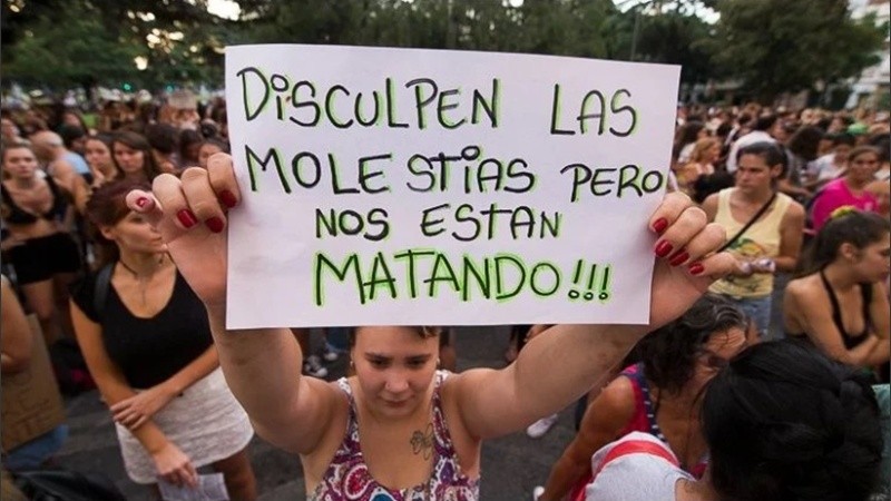 La cantidad de femicidios genera preocupación en el país.