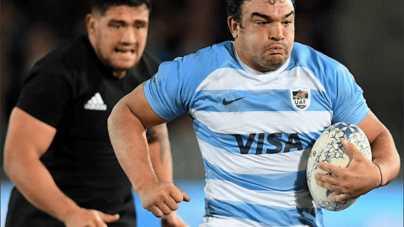 Agstín Creevy, una de las figuras del equipo argentino.