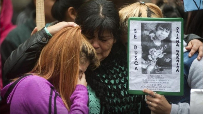 La familia de Daiana espera noticias. 