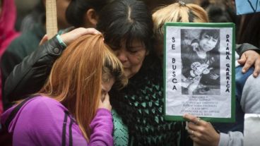 La familia de Daiana espera noticias.