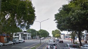 La zona donde ocurrió el presunto robo.