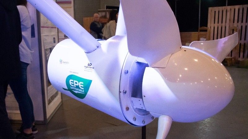 La turbina del stand. 