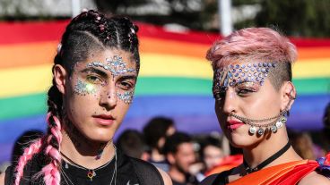 La movilización de este sábado a la tarde.