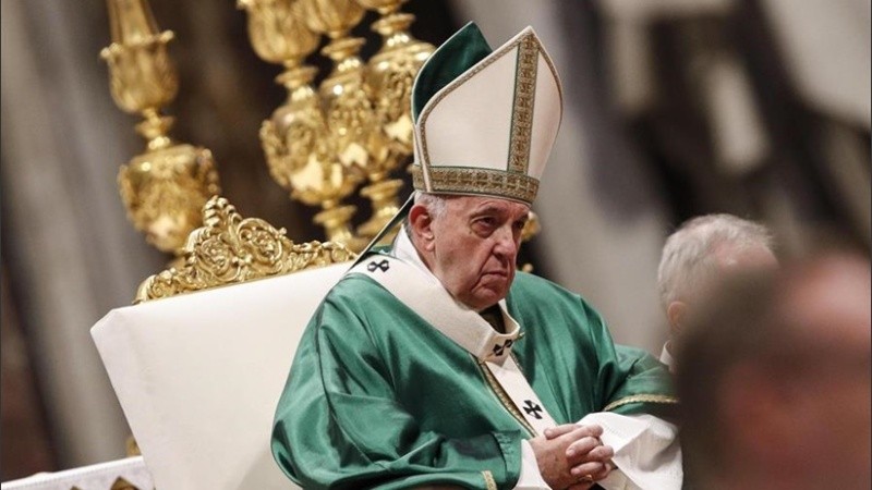 El Papa en la apertura del sínodo de obispos.