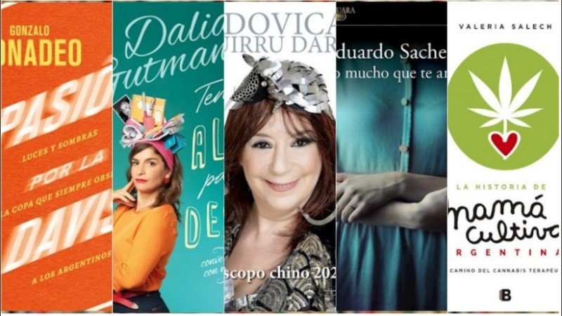 “Pasión por la Davis, “Tengo algo para decir”, “Horóscopo chino 2020”,  “Lo mucho que te amé” y “El libro de Mamá Cultiva Argentina”.