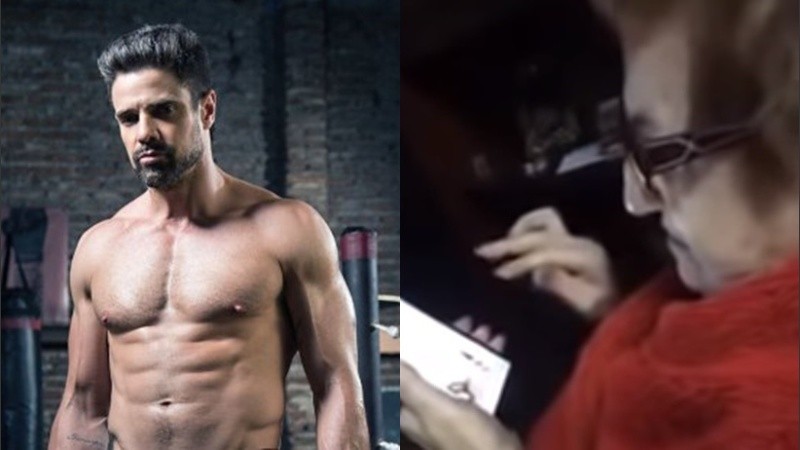 La abuela quiere ver las fotos de Luciano Castro.