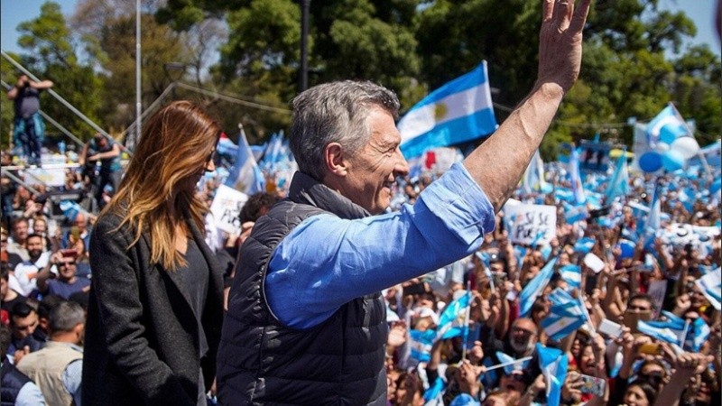 Macri y Juliana Awada en Neuquén.