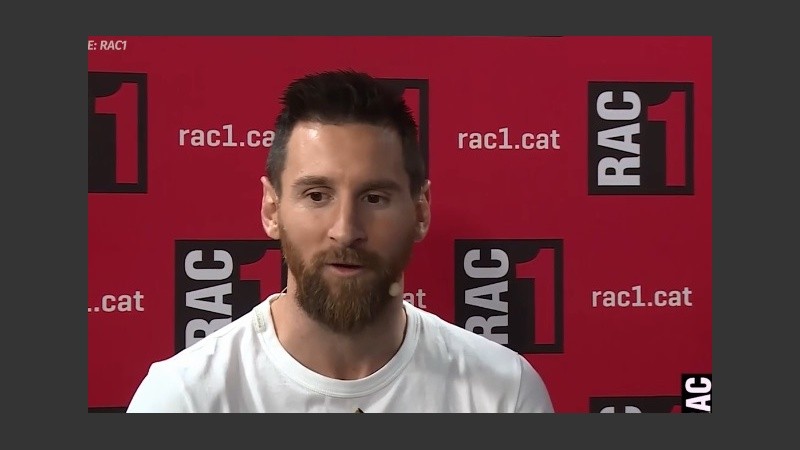 Lionel Messi confesó que pensó en irse de España. 