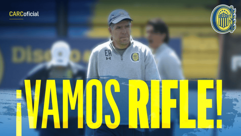 La imagen de apoyo a Castellano que difundió el club.