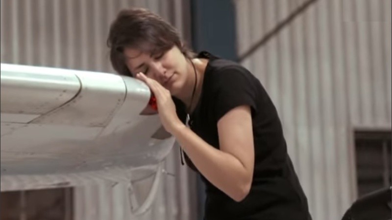 “Una relación con un avión no es fácil y a veces es difícil