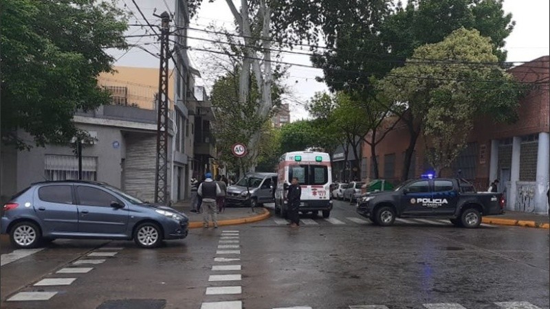 El choque ocurrió este martes poco antes de las 16.