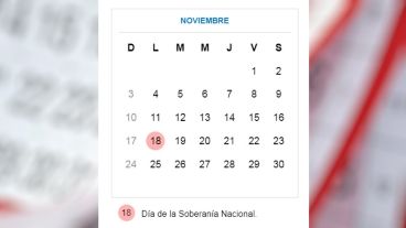 Durante el día de la Soberanía Nacional se conmemora la Batalla de la Vuelta de Obligado, librada el 20 de noviembre de 1845.