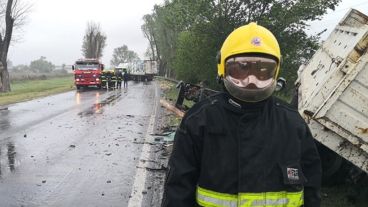 El hecho ocurrió este martes a la tarde en ruta 33.