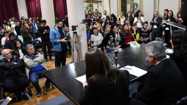 El acto se realizó en la sede de gobierno de la UNR.