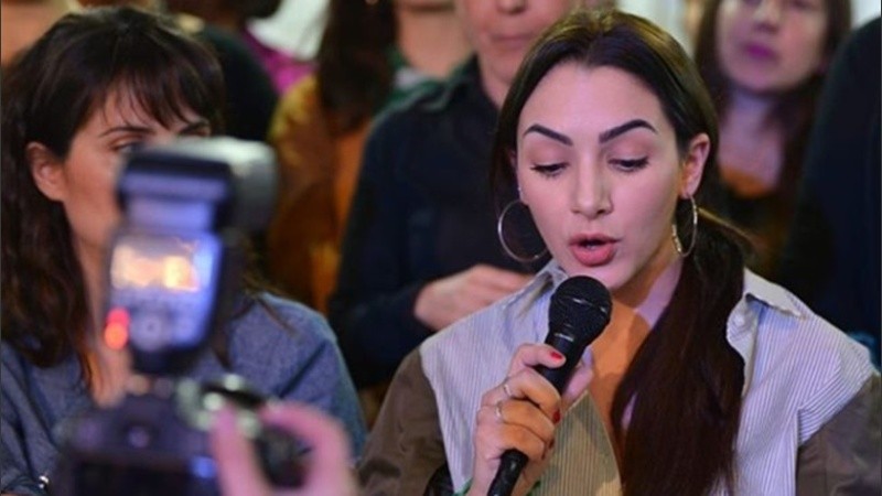 Fardin denunció a Darthés por violación, con el respaldo del colectivo de actrices.