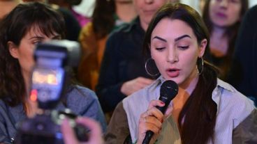 Fardin denunció a Darthés por violación, con el respaldo del colectivo de actrices.