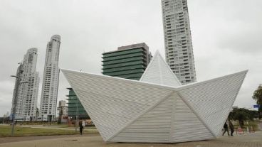 El Barquito de Papel se "pintará" de rosa hasta el domingo.