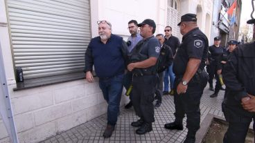 El ingreso de Horacio Yanotti a la asamblea.