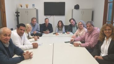 El interbloque del PJ santafesino que presentó la iniciativa.