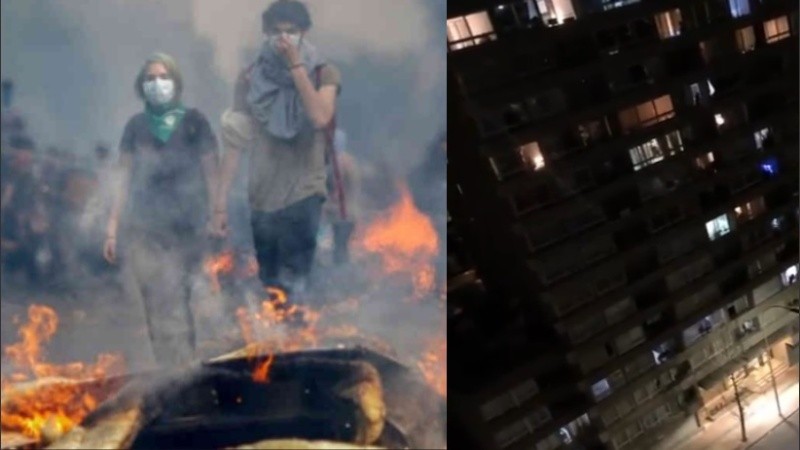 El edificio del que partió la voz de la mujer que estremeció a sus vecinos.